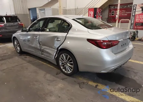 2019 Infiniti Q50 3.0T Luxe z USA, uszkodzony, nr VIN JN1EV7AP7KM512770